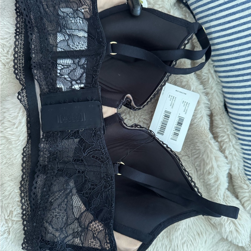 Wolford Black Lace Bralette - Picture 5 of 7